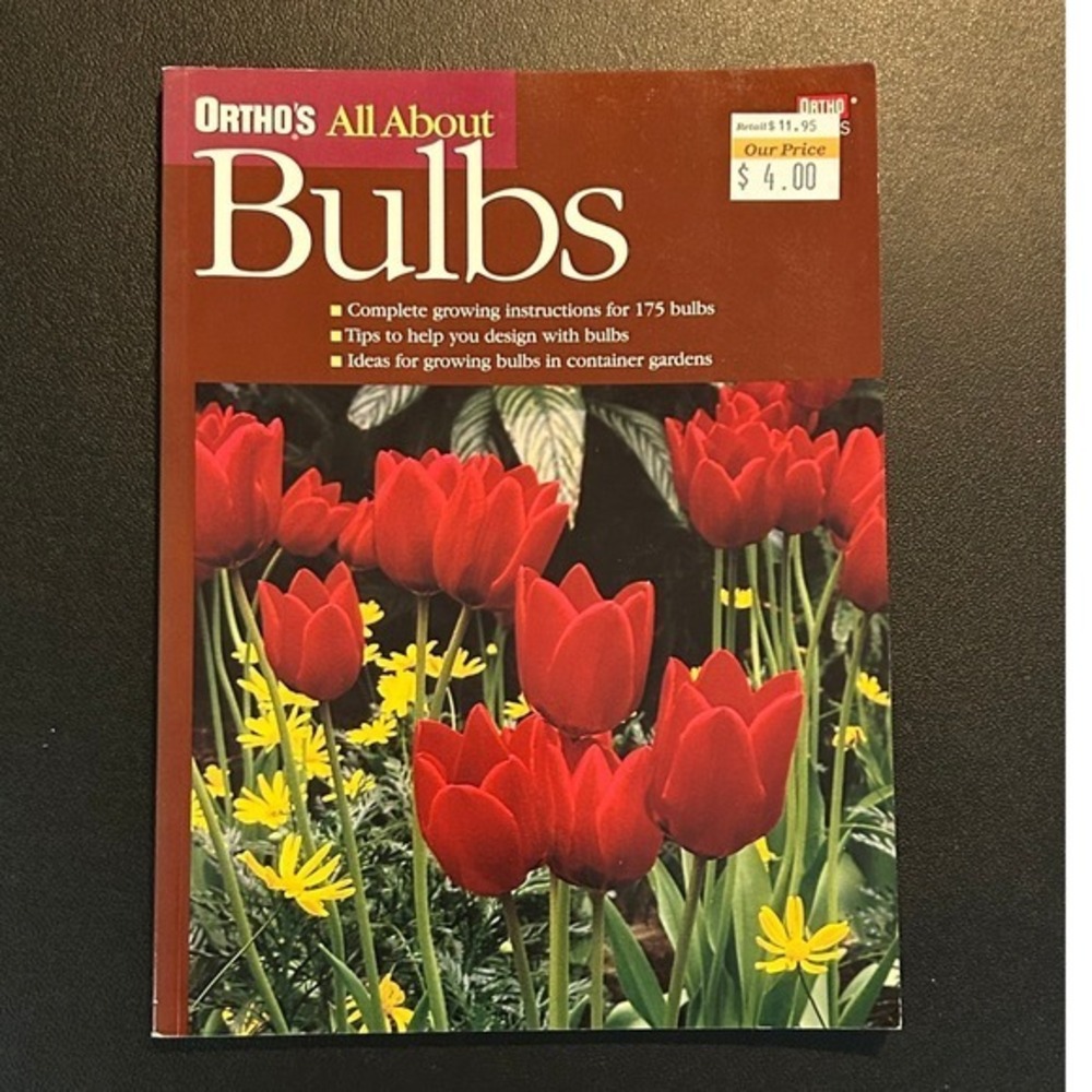 Ortho All About Bulbs Gardening Book Unisex OS Brown Excellent Softcover